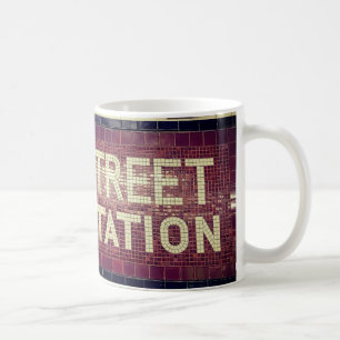 Caneca De Café 34th Street New York, NY Azulejo Train Station Sig