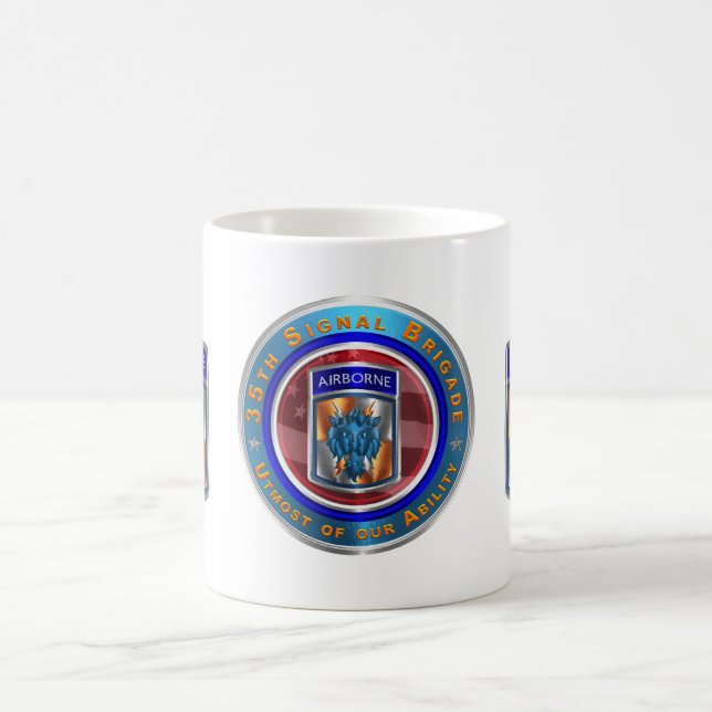 Caneca De Café 35.o sinal Brigada-Avião (Centro)