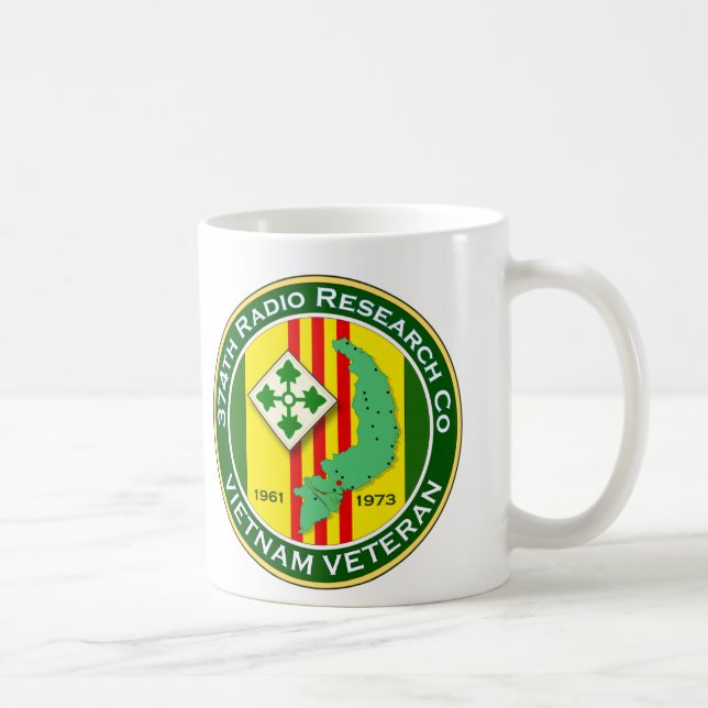 Caneca De Café 374th RRC 2 - ASA Vietnam (Direita)