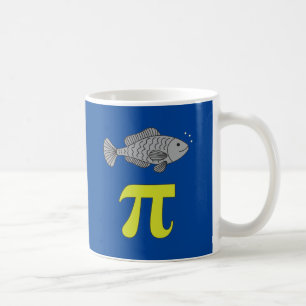 Caneca De Café 3.14 Piada De Matemática Engraçada Pie Pun De Peix