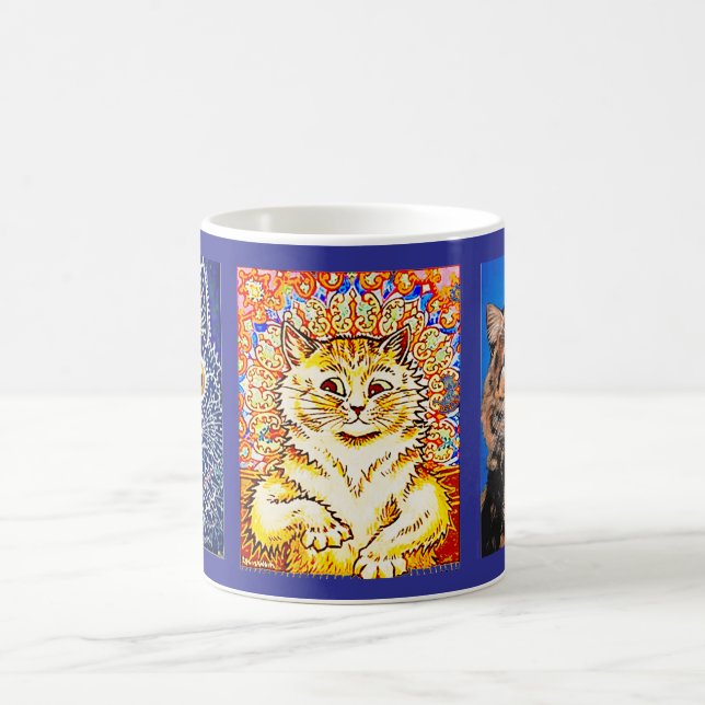 Caneca De Café 3 Art Cats by Louis Wain,  (Centro)