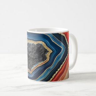Caneca De Café 3 D Agate Mug