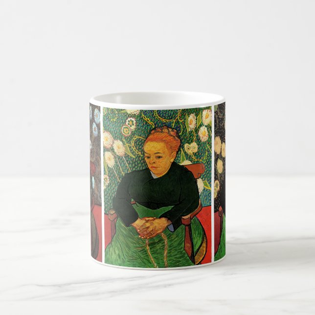 Caneca De Café 3 diferentes retratos de Van Gogh de Augustine Rou (Centro)