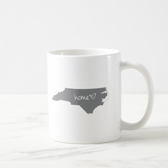 Caneca De Café <3 Home North Carolina (Direita)