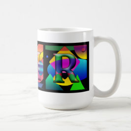 Caneca De Café 3 Iniciais Mug