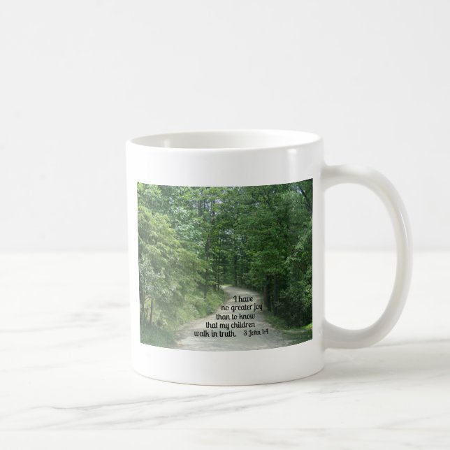 Caneca De Café 3 John 1:4 (Direita)