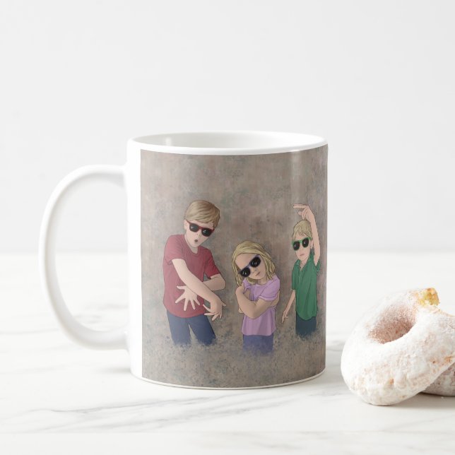 Caneca De Café 3 Munchkins (Com Donut)