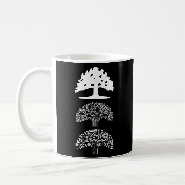 Caneca De Café 3 Oak Trees Oakland California (Esquerda)