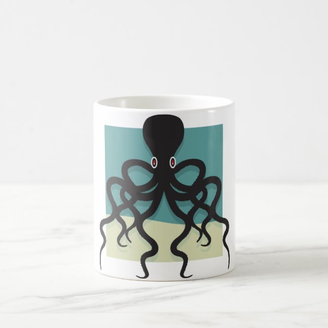 Caneca De Café 3d Mugs Octopus (Centro)