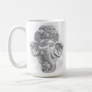 Caneca De Café 3d Senhor Ganesha - Om