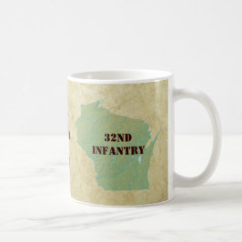 Caneca De Café 3ò Forças armadas vermelhas da brigada da seta de