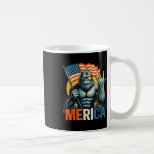 Caneca De Café 4º De Julho, Merica Rock American Flag Patr