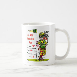 Caneca De Café 401kgolfer, meus 401 KRetirementPlan
