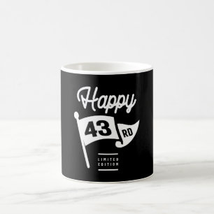 Caneca De Café 43 Anos - 43º Presente Engraçado de Aniversário