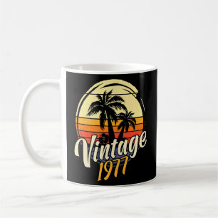 Caneca De Café 45º aniversário Vintage 1977