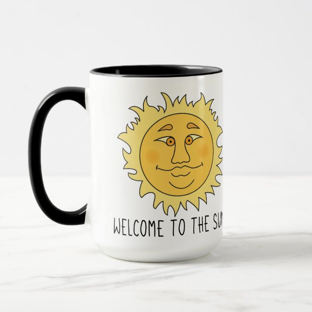 Caneca de Café 450ml Bem-vindo Sol (Esquerda)