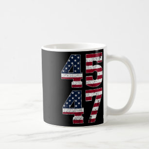 Caneca De Café 45 47 As Pessoas De 2024 Estão Com Bandeira Americ