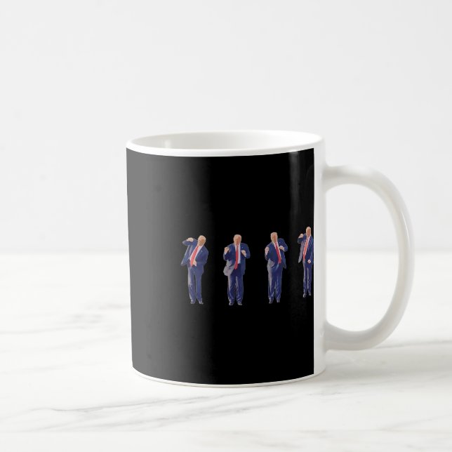 Caneca De Café 45 Dance Donald Trump 47º Presidente Trump (Direita)