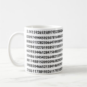 Caneca De Café 476 dígitos do Pi