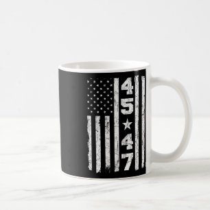 Caneca De Café 47 Trump Vintage Estados Unidos Flag 2024 Presiden