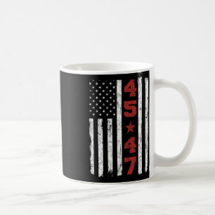 Caneca De Café 47 Trump Vintage Estados Unidos Flag 2024 Presiden