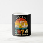 Caneca De Café 48 Year Old 1974 Vintage 48th Birthday Gifts women<br><div class="desc">Birthday Design For anyone who's horoscope say difficult & Stubborn But totally worth.Wear it with pride at work,  school gym perfect to pair with shorts,  leggings or jeans for a casual yet trendy Look</div>