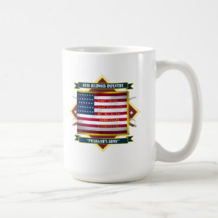 Caneca De Café 48th Infantaria voluntária de Illinois