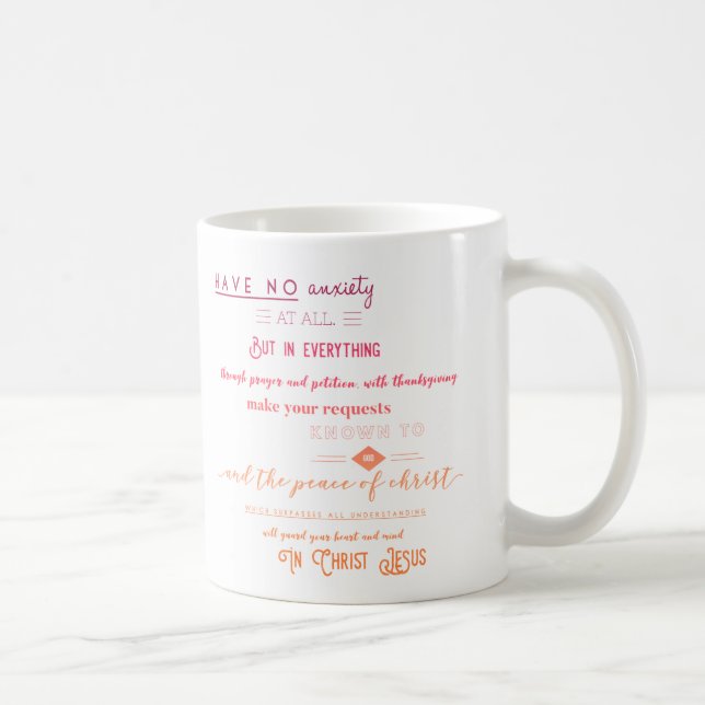 Caneca De Café 4:6 dos Philippians - 7 (Direita)