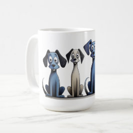 Caneca De Café 4 Caninos