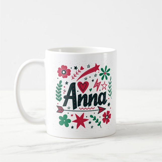 Caneca De Café 4 Color Anna 3 (Esquerda)