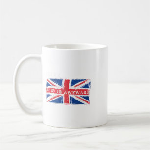 Caneca De Café 4 de julho britânico britânico engraçado pária viv