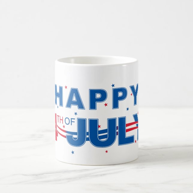 Caneca De Café 4 de julho Coffee Mug (Centro)