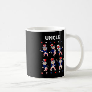 Caneca De Café 4 de julho dançando Tio Sam Boys Kids USA Patrio