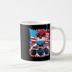 Caneca De Café 4 de julho de 2010, América Flag Usa Monster Engra