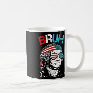 Caneca De Café 4 De Julho De 2024 George Washington Bruh.