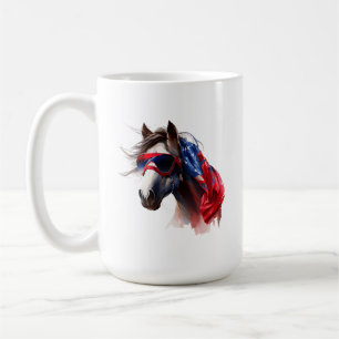 Caneca De Café 4 De Julho De Mug De Cavalo