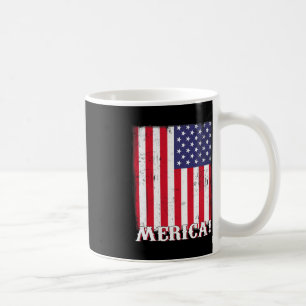 Caneca De Café 4 de julho de US American Flag Patriotic