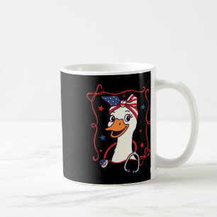 Caneca De Café 4 De Julho Enfermeiro Bobo Enfermeiro Goose Indepe