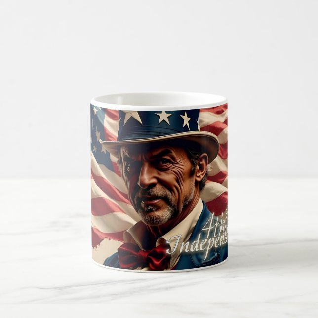 Caneca De Café 4 de julho - Espírito de Independência (Centro)