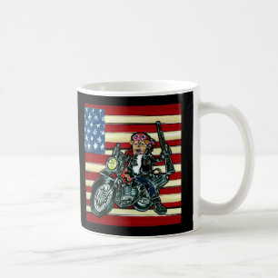 Caneca De Café 4 de Julho - Nascido para ser Selvagem Airedale