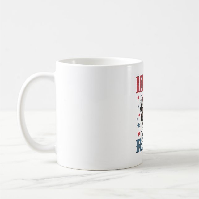 Caneca De Café 4 de julho Rodeo Cowboy (Esquerda)