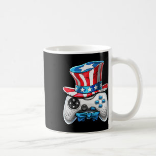 Caneca De Café 4 de julho Vídeo Jogo American Flag Tio Sam Gam