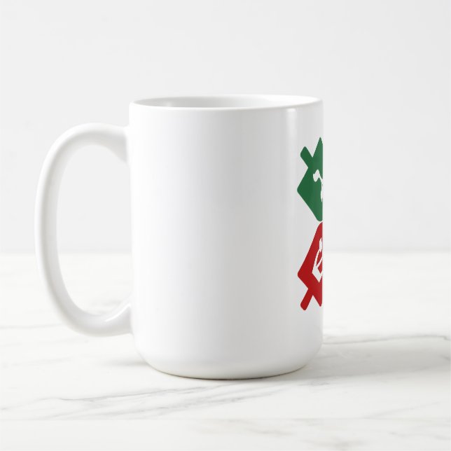 Caneca De Café 4 dreidels (Esquerda)