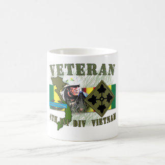 Caneca De Café 4o Inf Div-Vietnam (w/CIB)