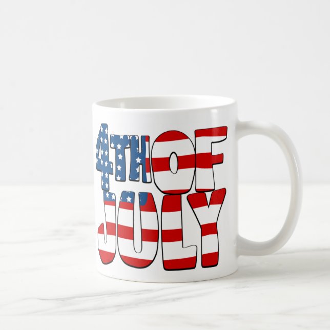 Caneca De Café 4o julho (Direita)