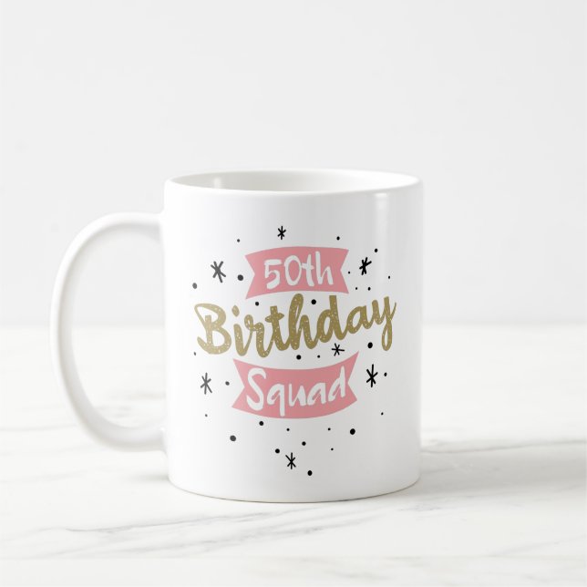 Caneca De Café 50ª quadra de aniversário (Esquerda)