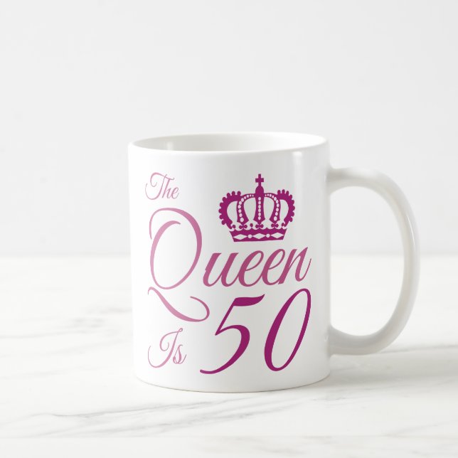 Caneca De Café 50ª Rainha do Aniversário (Direita)