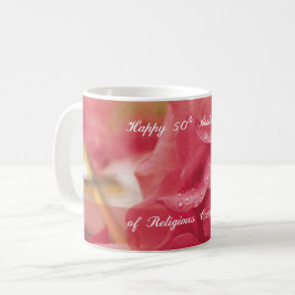 Caneca De Café 50º Aniversário da Consecração Religiosa Rosa