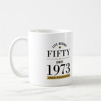 Caneca De Café 50 anos 1973 50º aniversário T-Shirt