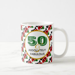 Caneca De Café 50 anos e aniversário absolutamente fabuloso de KE